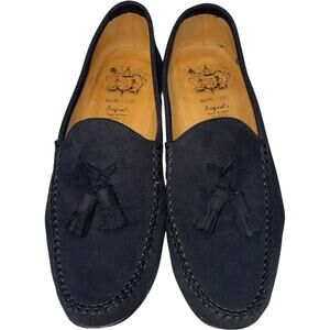 Bow-Tie Original's Davis Made by Hand Black Suede Loafers     Size: 9.5